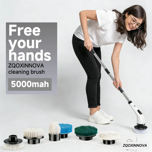 Electric Cordless Spin Scrubber